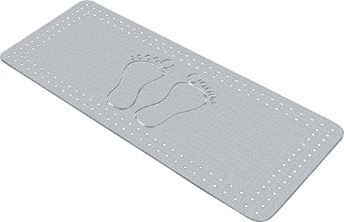 Meusch 4388189005 badkarsunderlag foot, 36 x 72 cm, grå