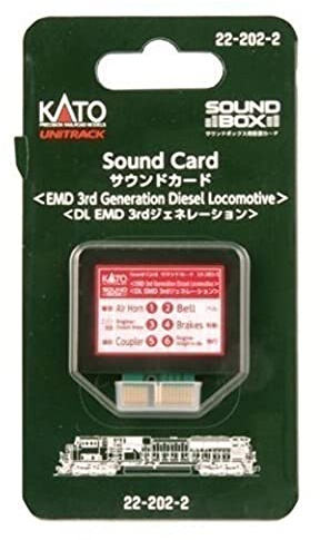 Kato KAT222022 Sound Card, Third Generation EMD Diesel