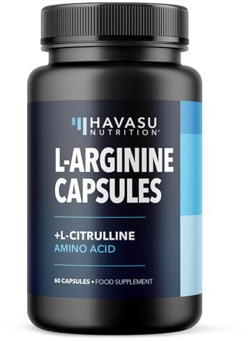L Arginine Supplement for Men | NO Nitric Oxide Supplements for Men | Workouts & Endurance | L-Arginine L Citrulline Complex with Beet Root Powder for Male Health | Non-GMO, Gluten-Free | 60 Ct