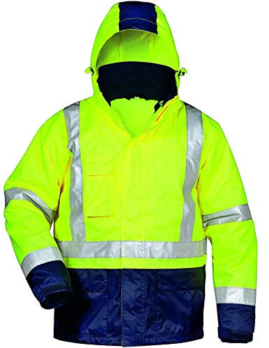 SAVESTYLE 3in1 Warnschutzjacke gelb/Marine