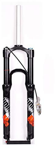 VPPV Mountainbike Federgabel 27,5 Zoll, Aluminiumlegierung Rennrad Radfahren Trekking 1-1/8 Disc Einstellbare Dämpfung Federweg 120mm (Farbe : B, Size : 26 inch)