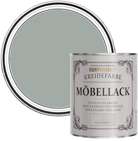 Rust-Oleum Shabby Chic grau Vintage Kreidefarbe für Möbel, wasserbasiert, geruchsarm - Urban Grau 750ML