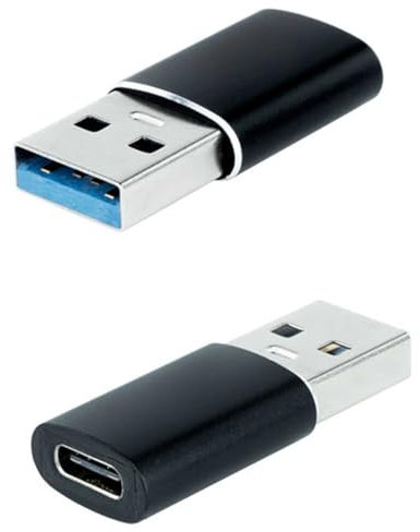 NANOCABLE ADAPTADOR USB-A/M 3.1 A USB-C/H ALUMINIO NEGRO
