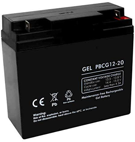 Batería Gel Ciclo Profundo 12V 20Ah PBCG12-20