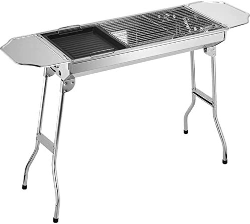Barbecue à gaz Portable extérieur Barbecue Grill Patio Camping pique-nique Barbecue poêle adapté aux personnes gril à charbon de bois Grill Table