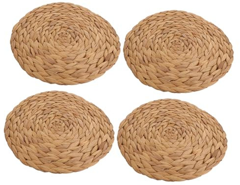 VINTORKY Posavasos Naturales Hechos a Mano Buen Aislamiento Térmico y Resistencia a Quemaduras Ideales para Manteles Individuales y Decoración del Hogar