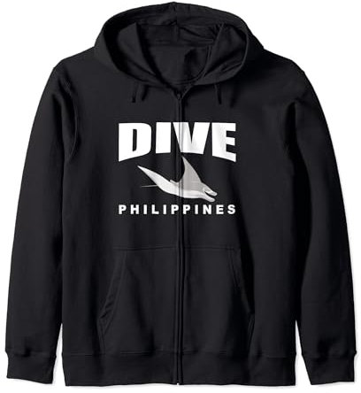 Dive Philippines Manta Rays, Tauchen auf den Philippinen Kapuzenjacke