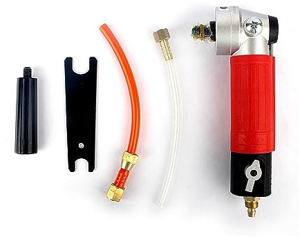 AUBEST Luftpolierer Seitenauspuff Trocken Nass Verwendung M14 5/8-11 Gewinde Pneumatischer Luft-Nassschleifer Polierwerkzeug Stein Autopolierer(Size:5-8-11)