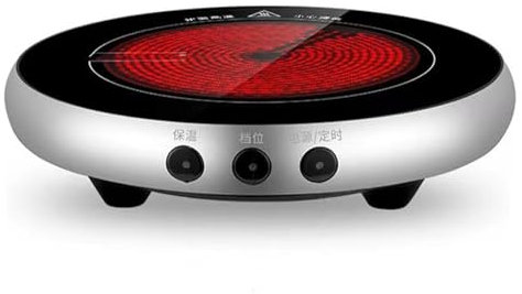 Mini estufa eléctrica portátil: calefacción vertical de 360°, placa caliente de encimera de 1000 W para el hogar, calentador de café y té, 220 V