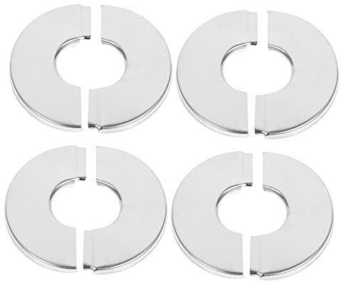 jojofuny 4stücke Rohrabdeckung Aus Edelstahl Dekorative Rosettenplatten Zur Wandmontage Abdeckung Zur Verschönerung Von Löchern Für Wasser Und Gasanschlüsse