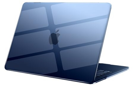 eleger Hülle kompatibel mit MacBook Air 15 Zoll M5 A3448 M4 A3241 M3 A3114 M2 A2941 [Passend zur Mitternacht des Mac], erschienen 2026 2025 2023 2024, Harte Case für Mac Book Air 15, Mitternachtsklar
