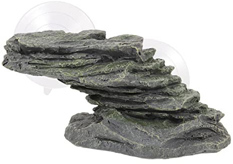 ORFOFE Piattaforma per Tartarughe per Acquario Decorazione per Tartarughe Rampa Gradini Area di Appoggio per Acquatiche Rifugio per Habitat
