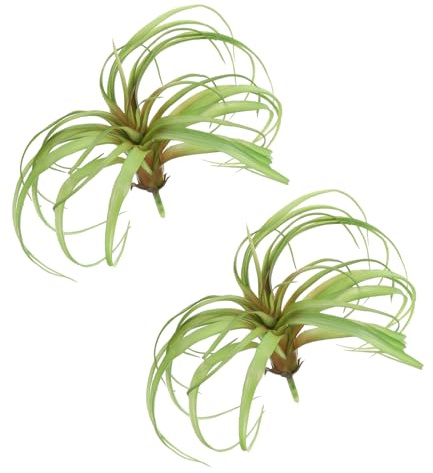 QUARKZMAN 2uds Artificial Suculentas Plantas Falsa Piña Hierba, 8 Grande Imitación Suculentas Sin Maceta Real Toque para Bricolaje Casa Boda Jardín Oficina Floral Decoración, Verde
