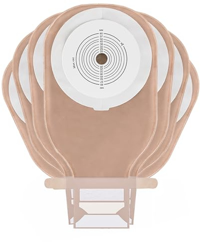 ZOLIQUEX 10 x Kolostomiebeutel, einteiliger Stomabeutel, Stoma-Drainagebeutel für Ileostomie, Stoma-Pflege, zuschneidbar