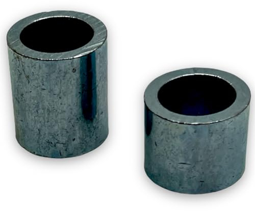 Red Circles 15mm Pit Bike Axle/Wheel Spacers - Includes 1 x 30mm Spacer and 1 x 15mm Spacer for Enhanced Wheel Alignment and Performance on Pit Bikes