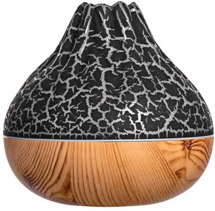 Volcano Humidifier, Diffuser Volcano Humidifier | Simulated Flame Diffusers with 2 Modes - Ambient Light, Flame Diffusers, Fire Mist, Quiet and Efficient Air Purification