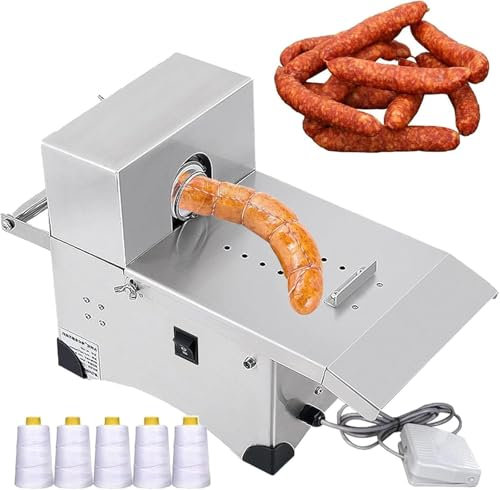 Electric Sausage Knotting Machine,Automatic Sausage Tying Machine, Commercial Sausage Linker Machine for Restaurant,Sausage Stuffer,Electric Sausage Linker Commercial Sausage Linker Machine