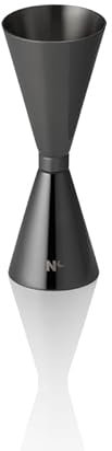 Slim Jigger Nocturn, 3/4,5 cl, Ø 4,5 cm, altezza 12 cm, metallo fucile, acciaio al nichel cromato 18/10