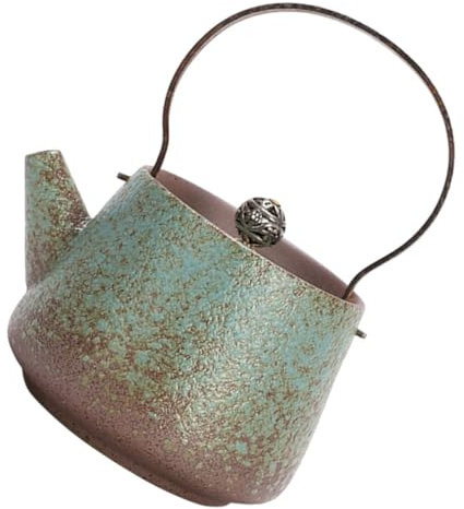 Tetera de Cerámica Retro Elegante para Hervir Agua y Servir