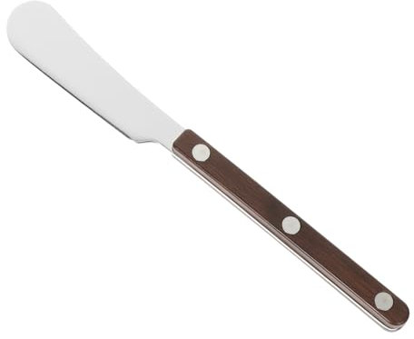 Alipis Coltello Da Grasso Spargitori Attrezzo Spargitore Portatile Formaggio Spalmatore Di Burro Resistente All'usura Pratico Raschietto Per Legno Acciaio Inossidabile Brown