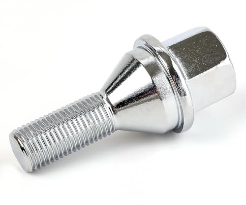Bulloni per Cerchi in Lega Auto, 4x Bulloni ruota Dadi ruota M12x1.25 Uso adatto per Jeep, Chrysler 200, Dodge 6511051AA 6509933AA Accessori auto