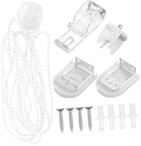UTHCLO Kit de Reparación para Persianas Enrollables de Acero Inoxidable Soporte y Embrague Metálico para Reemplazo Accesorios para Cortinas con Cadena Completo para Reparar Estores de
