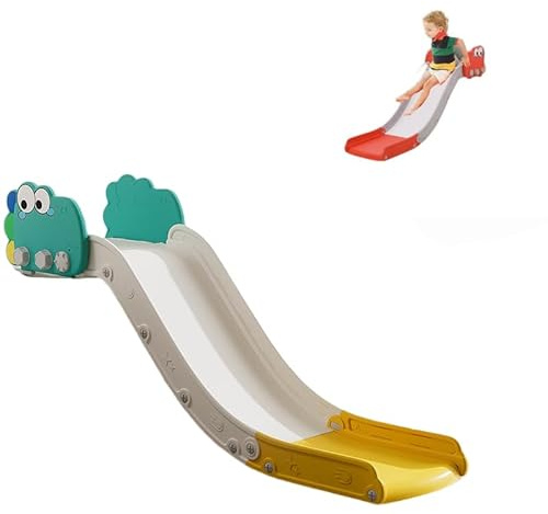 Faltbare Rutsche für den Innen- und Außenbereich, geeignet für Rutschen auf Sofas, Treppen, Betten und Tischen, geeignet für Kinder von 1 bis 2 bis 3 Jahren, einfach zu montieren und zu verstauen.