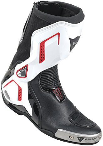 Dainese-TORQUE D1 OUT Stiefel, Schwarz/Weiss/Lava-Rot, Größe 44