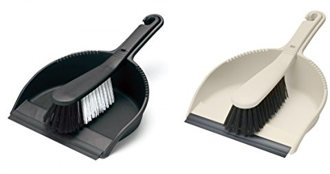 Addis Soft and Hard Bristle Dustpan and Brush Set