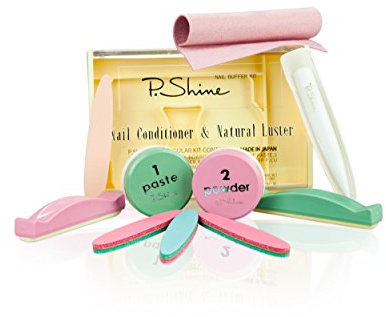 p-shine Japanische Maniküre Nägel Behandlung Spa Kit Professional Nail Set Care + Anleitung