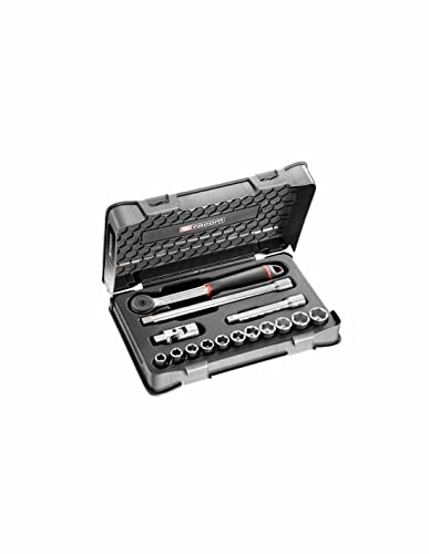 FACOM S.161-1P6U 1/2 Inch 6-point Socket Set, 15 Pieces