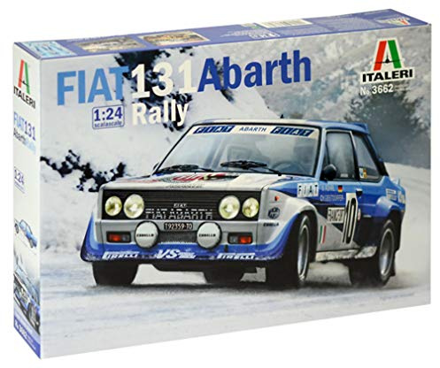 Italeri 3662 Modello in Plastica da Assemblare, Auto, Fiat 131 Abarth Rally, Model Kit, Scala 1:24