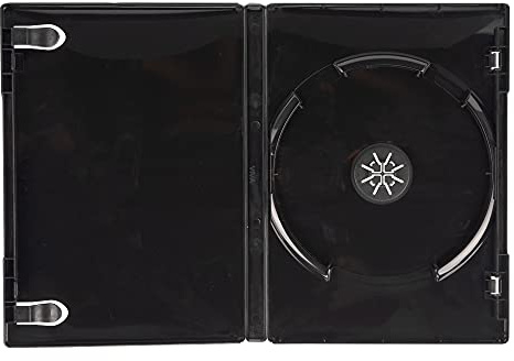 Dragon Trading - Custodia per DVD Viva Elite, 100 pezzi, colore: Nero