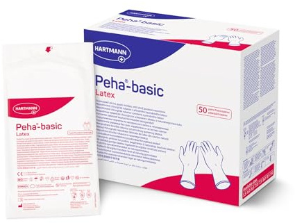 Hartmann GUANTES ESTERIL PEHA BASIC SIN POLVO 7,5 50PARES