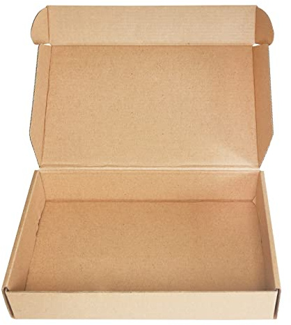 PACK4YA 270×165×50mm Maxibriefkartons kleine Pakete für Versand versandbox Verpackungskartons Versandkartons für die Verpackung päckchen kartonschachteln GLS DHL UPS Geschäft oder Geschenk (10 Stück)