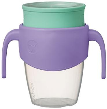 360 lila pop mugg - b.box träning för att lära sig att dricka för barn