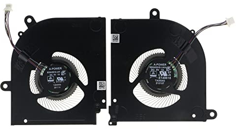 Replacement CPU&GPU Cooling Fan for MSI Stealth 15M A11UEKV-009US MS-1563 BS5405HS-U4W BS5405HS-U4X