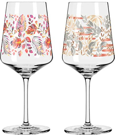 Dekomiro Set Ritzenhoff Sommerrausch Aperizzo Aperitif-Glas 2er Set mit Glasreinigungstuch