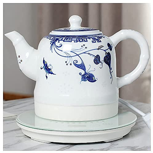 ANIFM Bouilloire électrique en céramique de 1,2 Litre Bouilloire à café 1350 W Bouilloire à Mousse de Lait Bouilloire Multifonctions Bouilloire à Eau Fonction Maintien au Chaud Fonction Rendez-Vous,