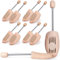 SULPO 5 Paare Holz Schuhspanner - Schuhe Weiten - Knickschutz für schuhe - Schuhweiter - Schuh Knickschutz - Schuhstrecker - Schuhspanner für Damen und Herren