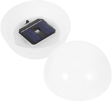 DOITOOL Solarleuchten Schwimmende Kugeln Zum Leuchten Bringen n Schwimmende Lichter Teich Schwebende Kugellichter Lichter Schwebender Poolbeleuchtung Wasserversorgung Led Weiß