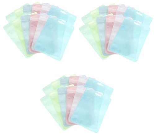 LALAFINA 90stücke Transparente Selbstschließende Beutel Für Süßigkeiten Kekse Schmuck Und Snacks Für Partys Hochzeiten Und Vielseitige Verpackungslösungen Verschiedenen Farben