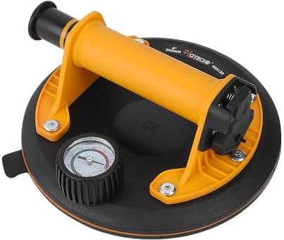 Hoteche Hand-Saugheber 200mm, 130KG Tragkraft, Glasheber mit Hochleistungs-Oberfläche - Ideal für Fliesen und Glaspaneelen