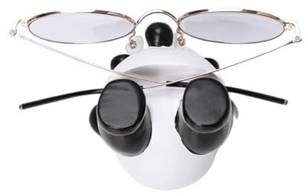Asukohu Stilvoller Brillenständer Brillenaufbewahrungsregal Figur umgekehrter Panda Brillenhalter Lustiges Sonnenbrillenregal Niedlicher Brillenhalter Ständer
