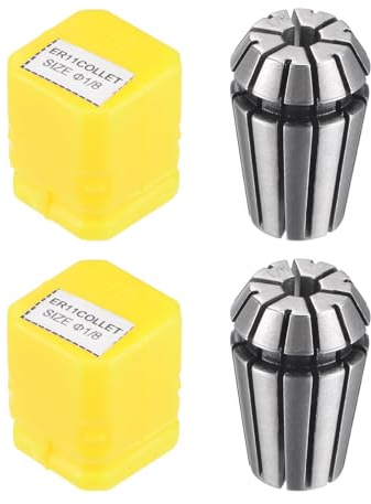QUARKZMAN ER11 Molla per Mandrino, 1/8 Mandrino per Macchina Incisione CNC Tornio Fresatrice 2pz