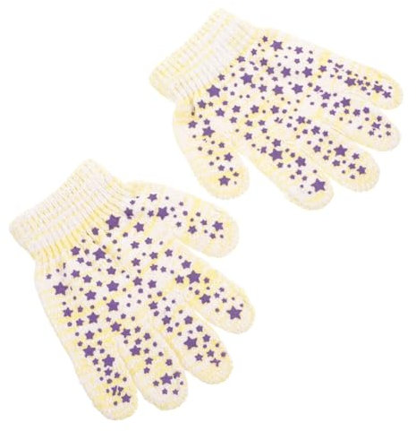 CIYODO Kinder Spielhandschuhe Kleinkinderhandschuhe Kinder Gartenhandschuhe Stern Design Für 2-7 Jahre