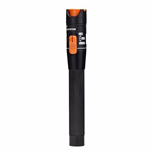 Tester per cavi di rete Tester for cavi in ​​fibra ottica di fusione fibra ottica con penna 10mw 10km localizzatore visivo di guasti 1mW per telefono, Ethernet, video(Color:1 PC)