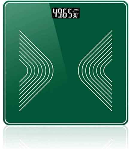 Tempered Glass Platform Design Bathroom Scale Battery Powered Body Scale Auto-off Weighing Machine with Anti-slip Base