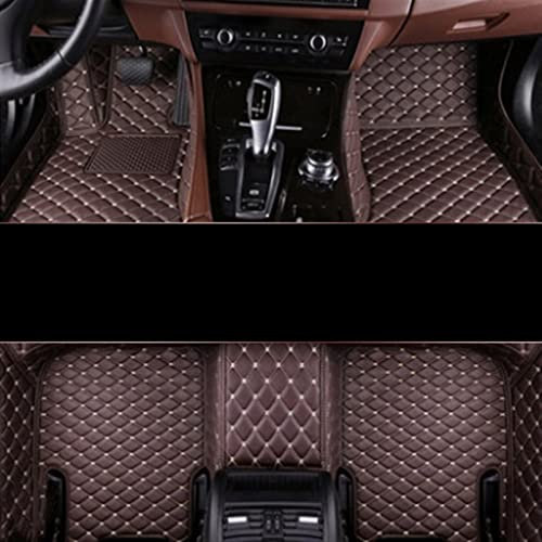 SKINII Fußmatten Für Mazda Für CX-3 Für CX3 2019-2015 Fußmatten Auto-Außenbereich wasserdichte Leder-Boot-Liner-Teppiche Auto-Schondecke(Kaffee)