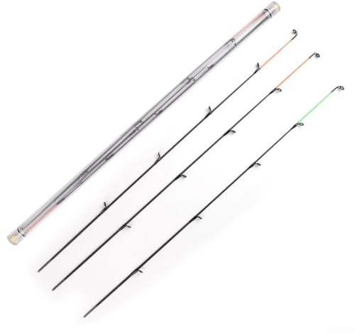 Feeder Karpfenrute Top Tip, Feeder Rute mit 3 Spitzen, Tragbare Angelrute, Casting, Reiserute, komplettes Sortiment, Karpfen Grobe Rute (072)